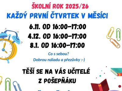 Pošepňácká školička 2025/26