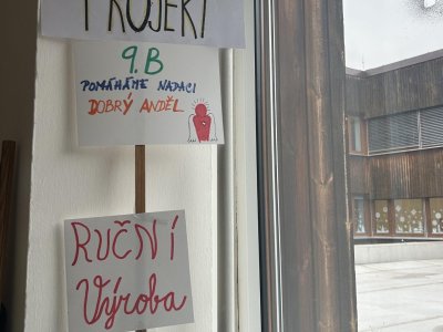Vánoční charitativní projekt 9.B